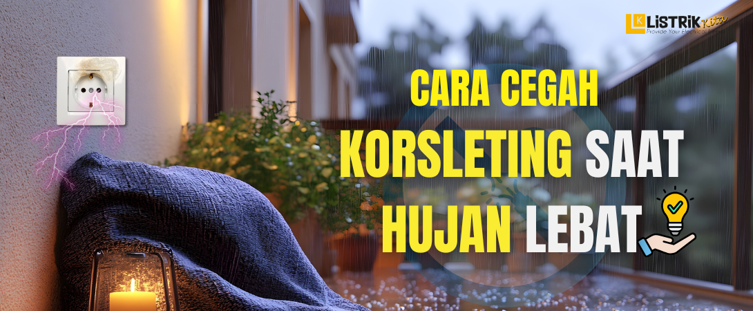 Cara Cegah Korsleting Saat Hujan Lebat