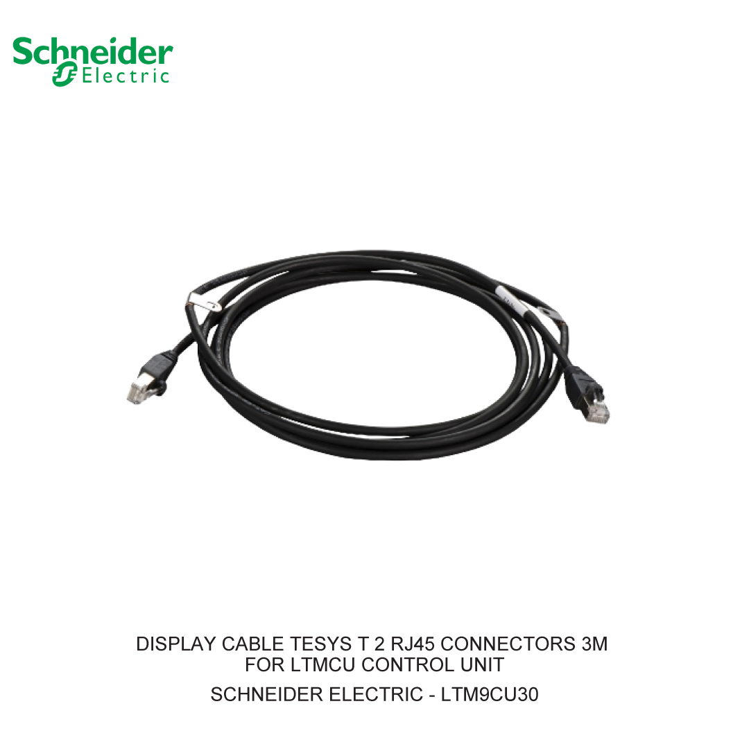 DISPLAY CABLE TESYS T 2 RJ45 CONNECTORS 3M FOR LTMCU CONTROL UNIT