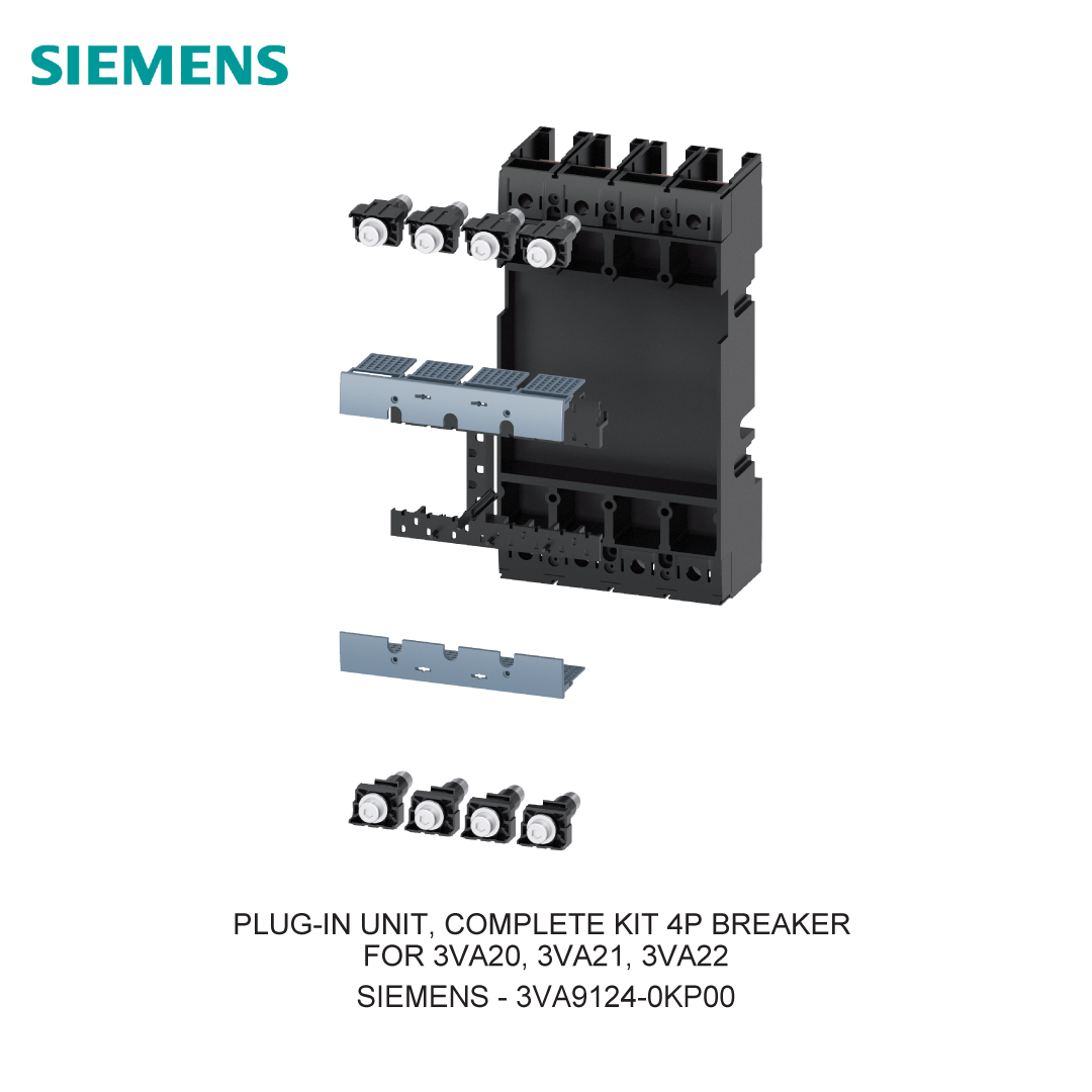 PLUG-IN UNIT, COMPLETE KIT 4P BREAKER FOR 3VA20, 3VA21, 3VA22
