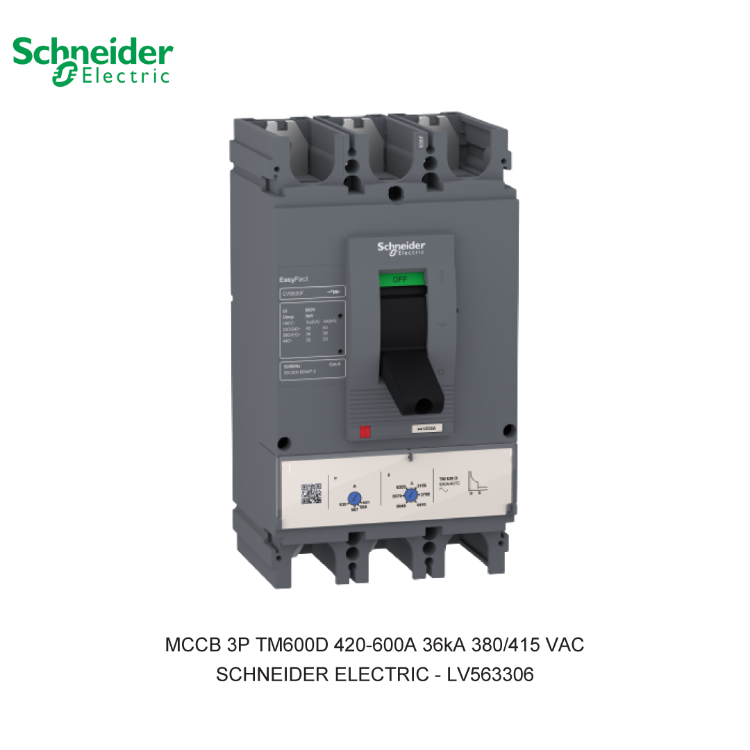 MCCB 3P TM600D 420-600A 36KA 380/415VAC