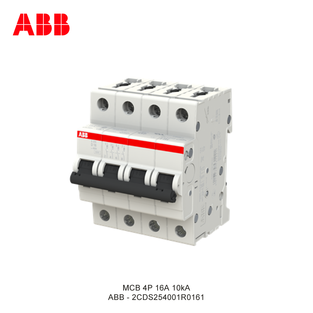 MCB 4P 16A 6kA/10kA KURVA D