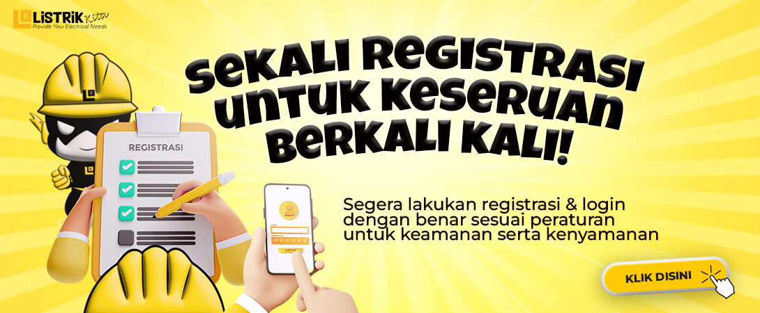 Prosedur Registrasi Akun dan Login di listrikkita.com