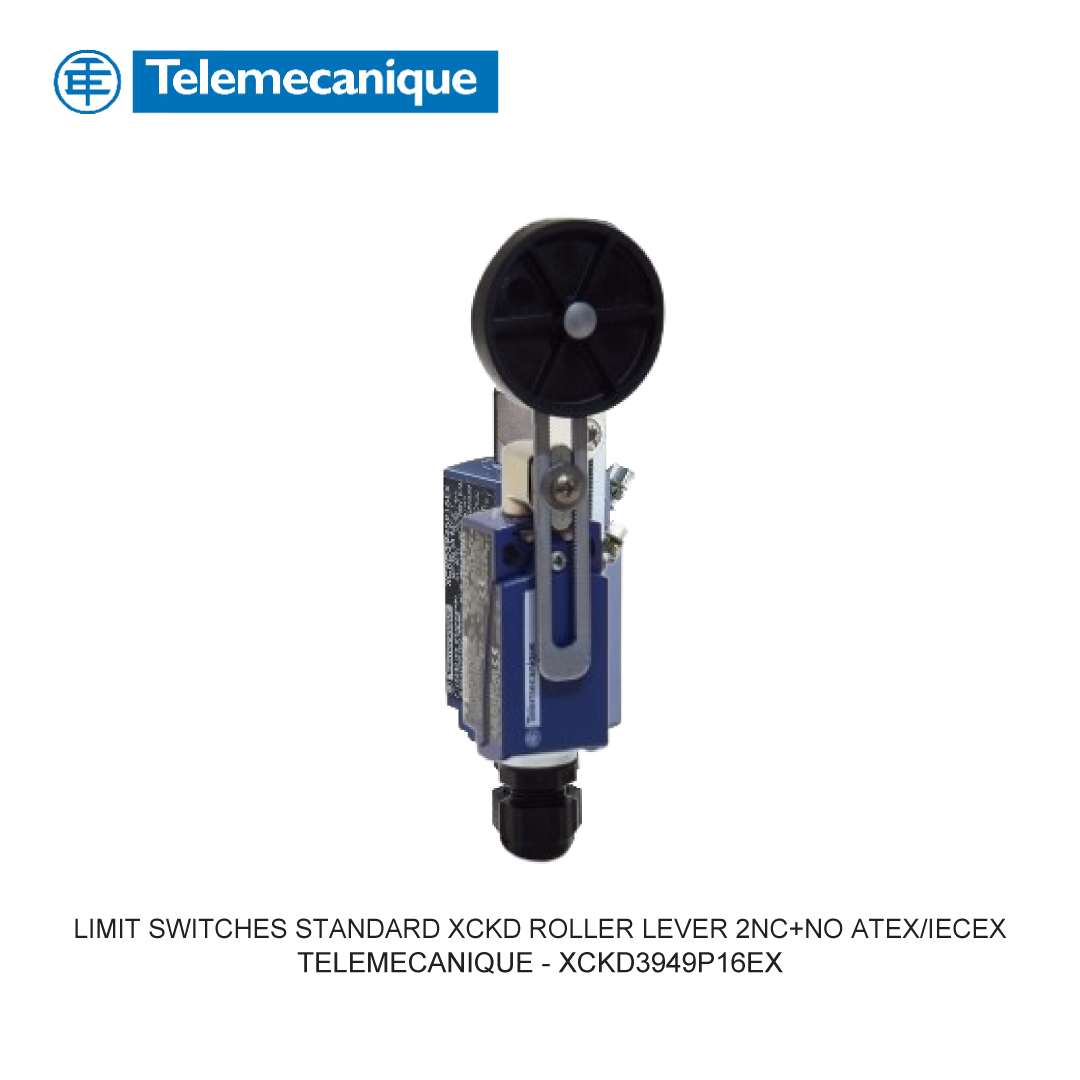LIMIT SWITCHES STANDARD XCKD ROLLER LEVER 2NC+NO ATEX/IECEX