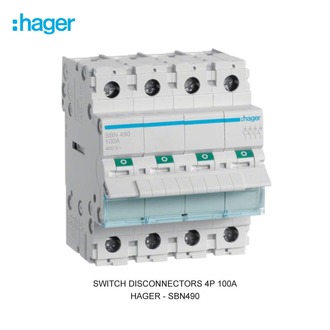SWITCH DISCONNECTORS 4P 100A