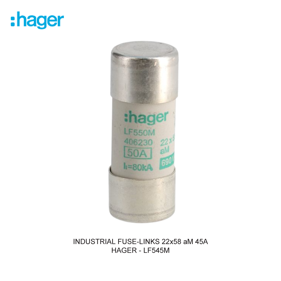 HAGER INDUSTRIAL FUSE-LINKS 22x58 aM 45A
