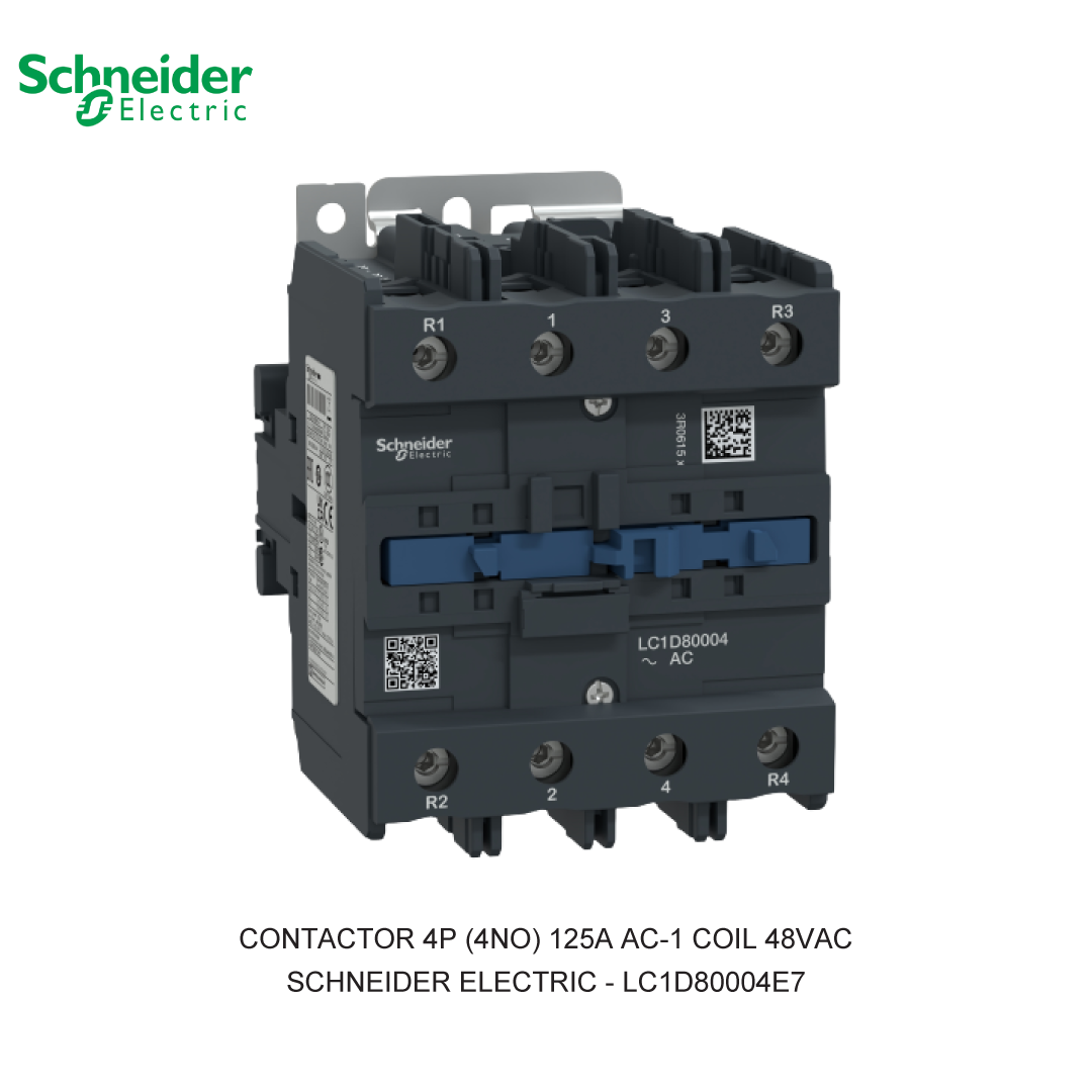 CONTACTOR 4P (4NO) 125A AC-1 COIL 48VAC
