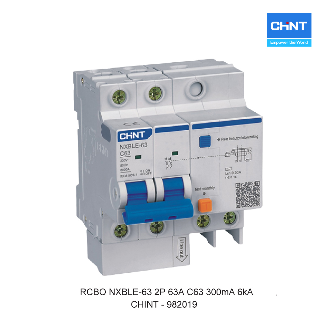 RCBO NXBLE-63 2P 63A C63 300mA 6kA