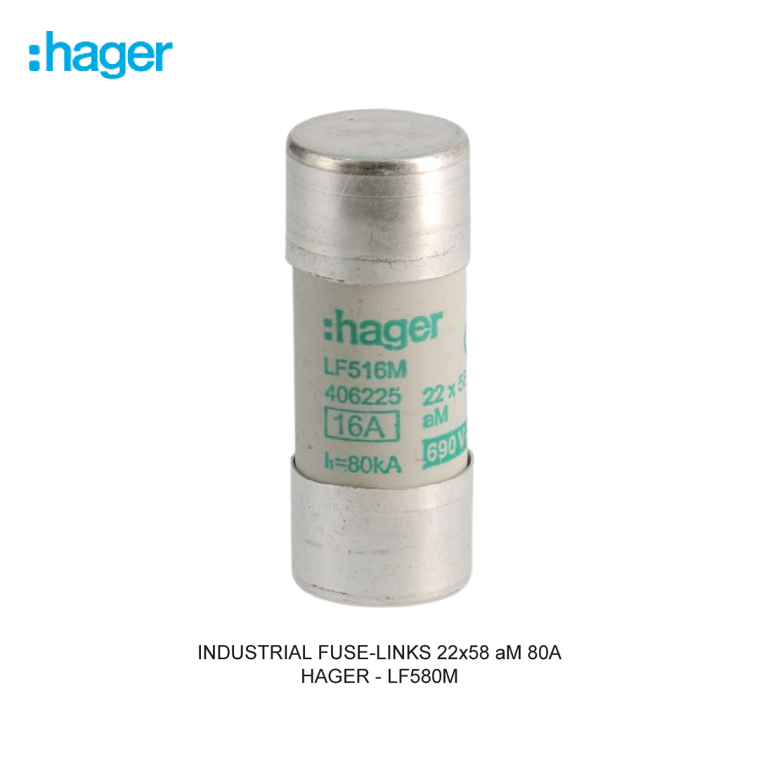 HAGER INDUSTRIAL FUSE-LINKS 22x58 aM 80A