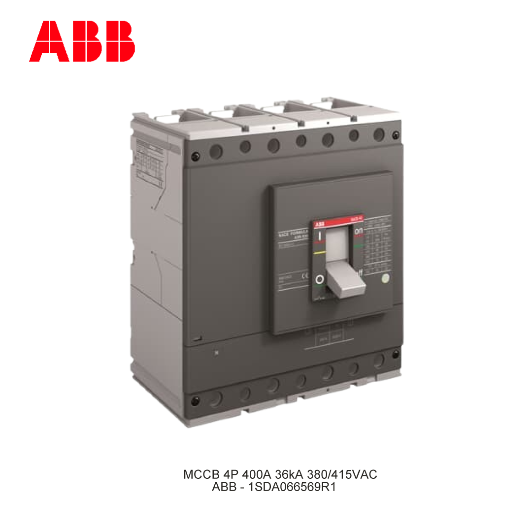 MCCB 4P 400A 36kA 380/415VAC