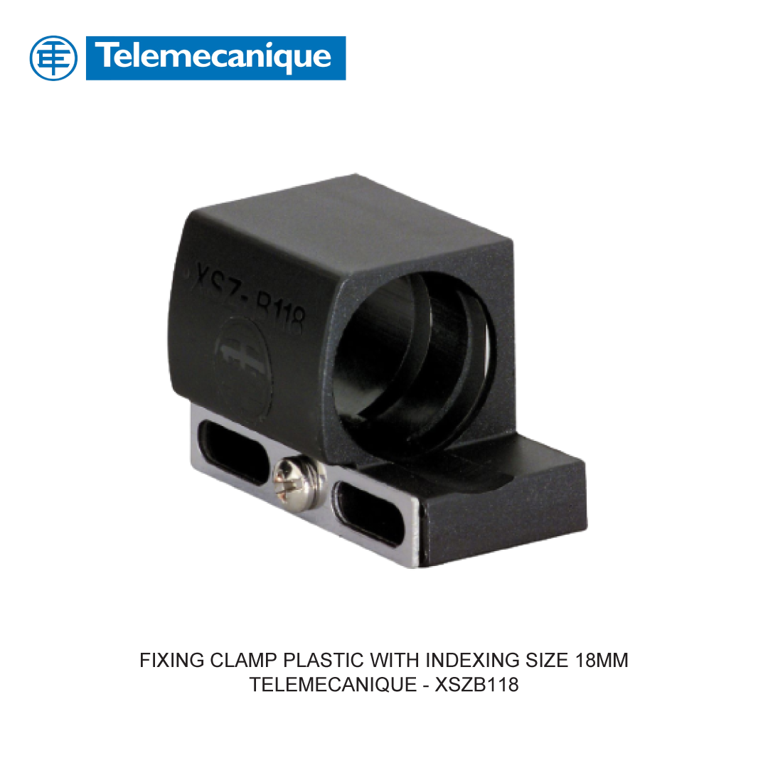 FIXING CLAMP PLASTIC WITH INDEXING SIZE 18MM