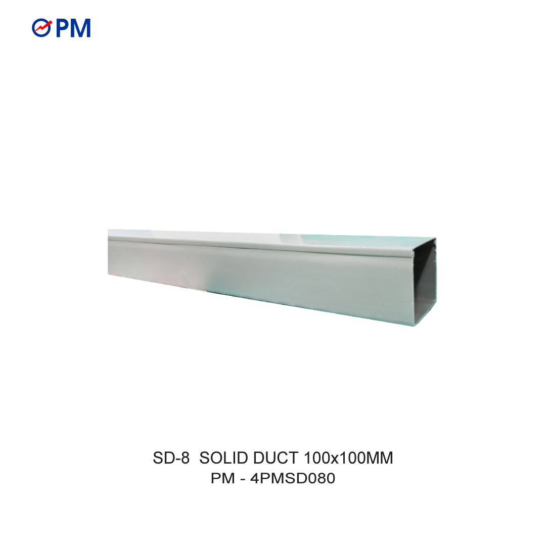 SD-8  SOLID DUCT 100x100MM (Harga 1 Dus = 12 Batang)