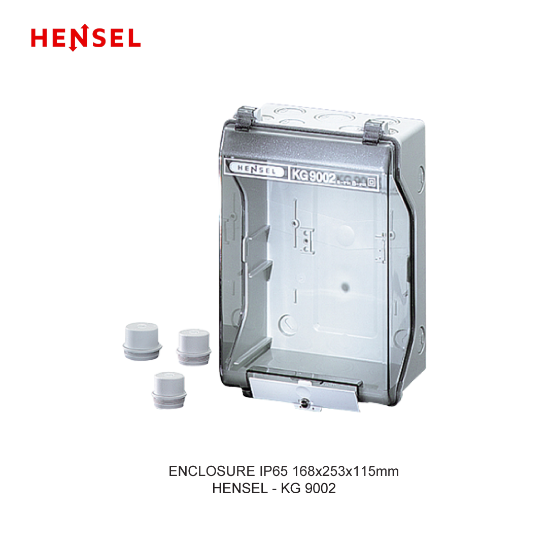 ENCLOSURE IP65 168x253x115mm