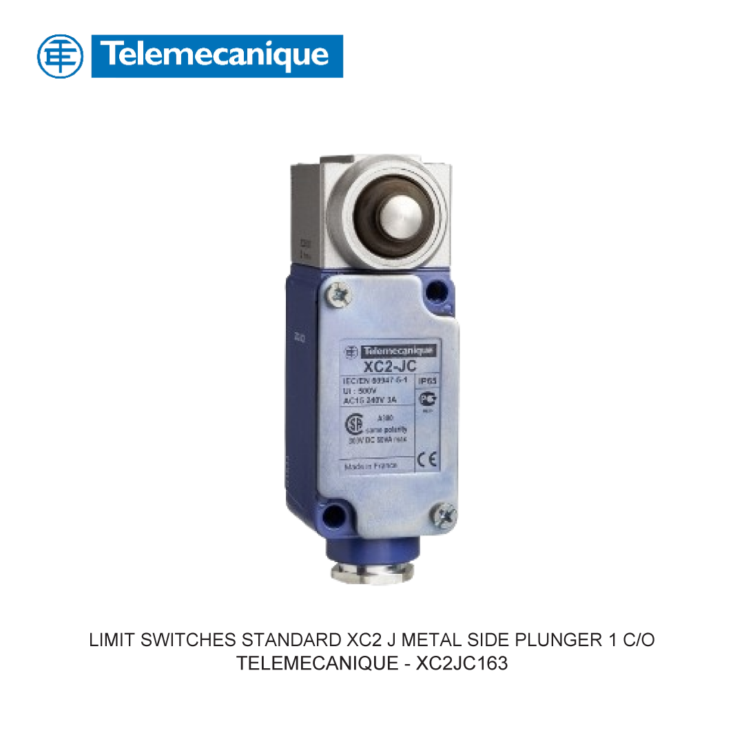 LIMIT SWITCHES STANDARD XC2 J METAL SIDE PLUNGER 1 C/O