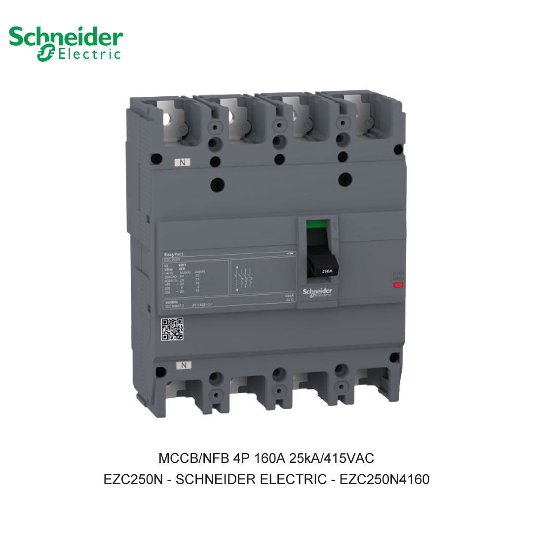 MCCB/NFB 4P 160A 25KA/415VAC