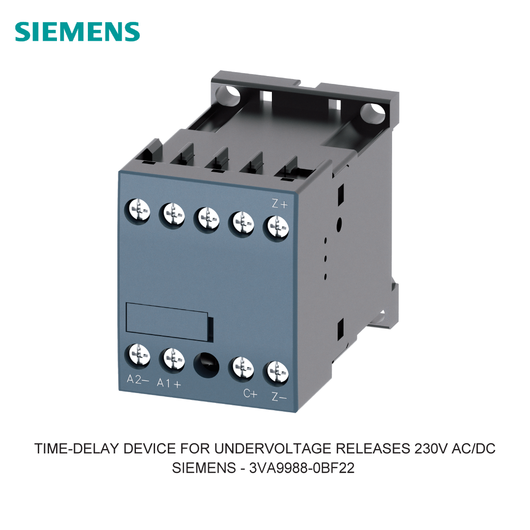 TIME-DELAY DEVICE FOR UNDERVOLTAGE RELEASES 230V AC/DC