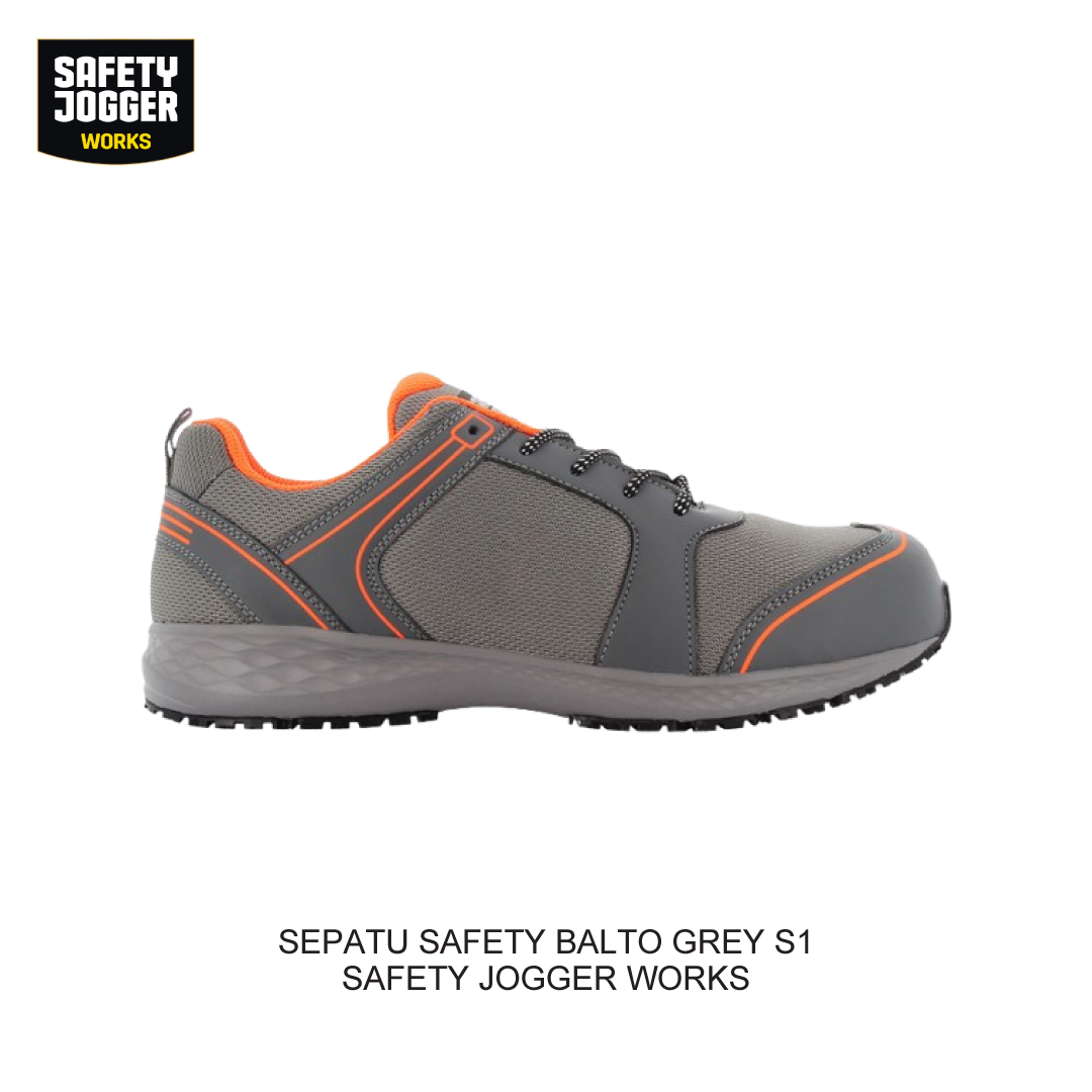 SEPATU SAFETY BALTO GREY S1