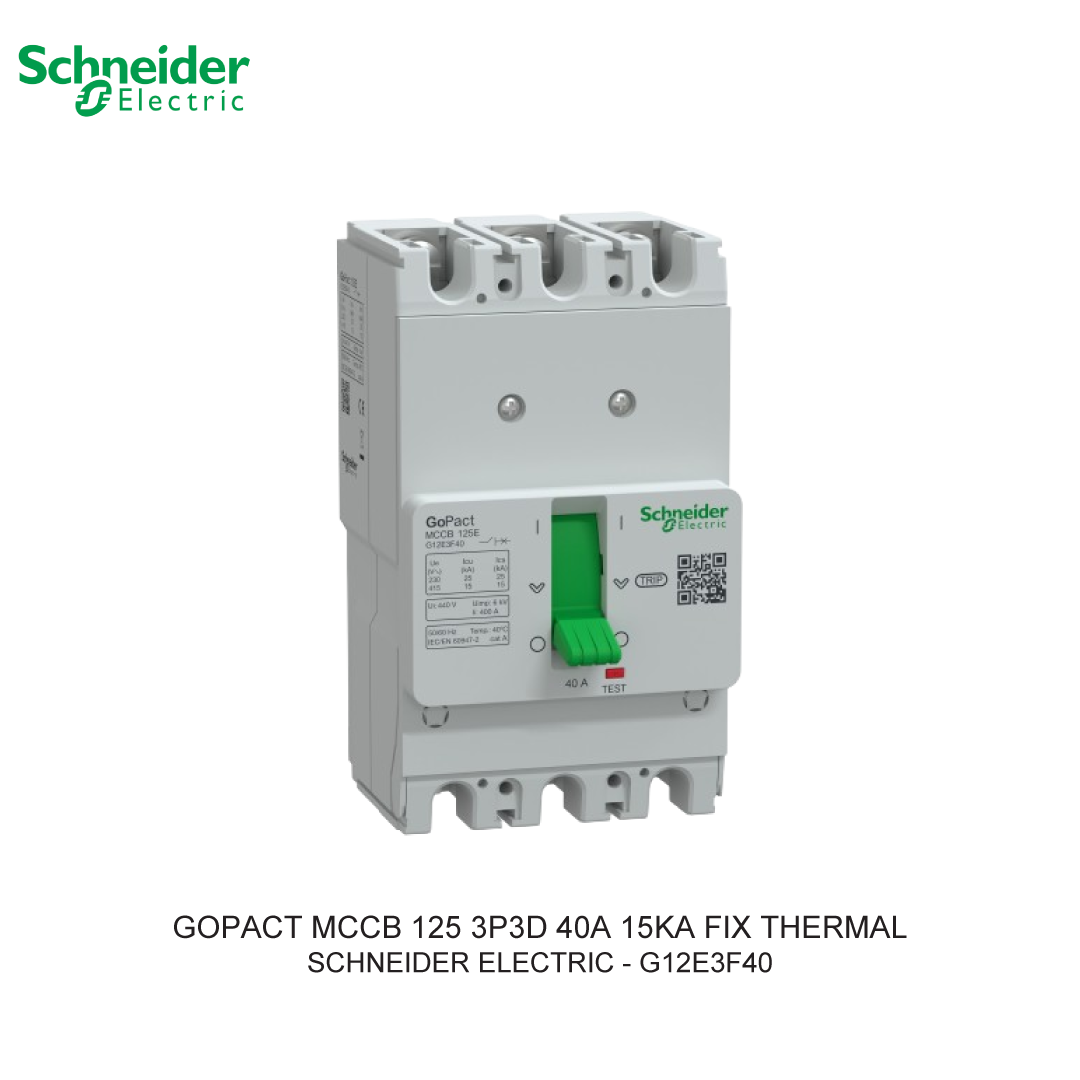 GOPACT MCCB 3P3D 40A 15KA FIX THERMAL