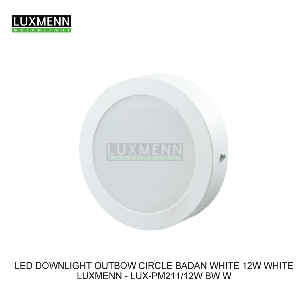 LED DOWNLIGHT OUTBOW CIRCLE BADAN WHITE 12W WHITE