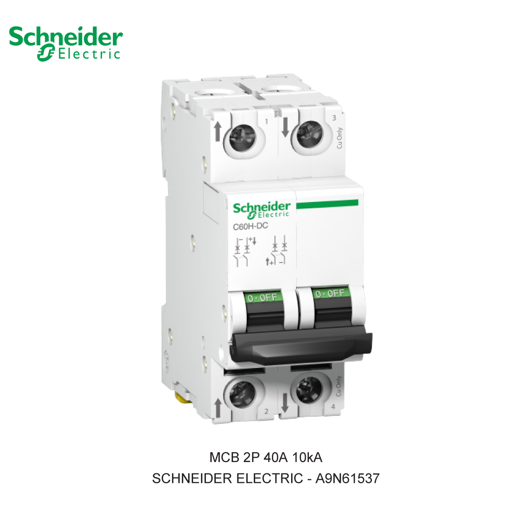 MCB C60H-DC 2P 40A 10kA KURVA C