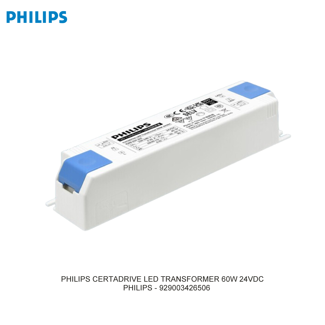PHILIPS CERTADRIVE LED TRANSFORMER 60W 24VDC