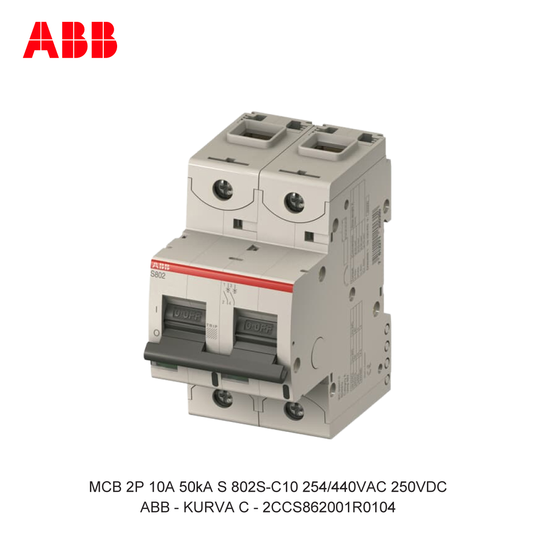 MCB 2P 10A 50kA KURVA C