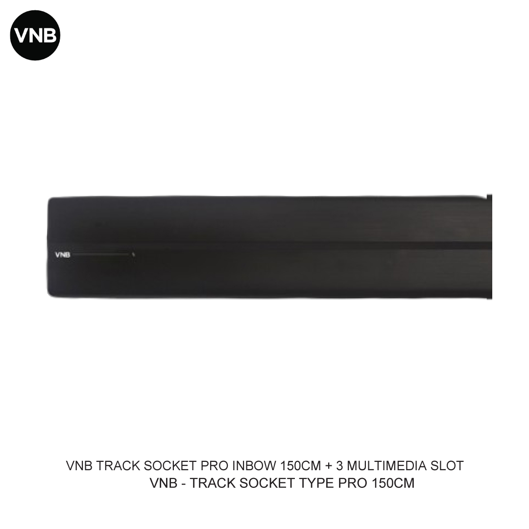 VNB TRACK SOCKET PRO INBOW 150CM + 3 MULTIMEDIA SLOT