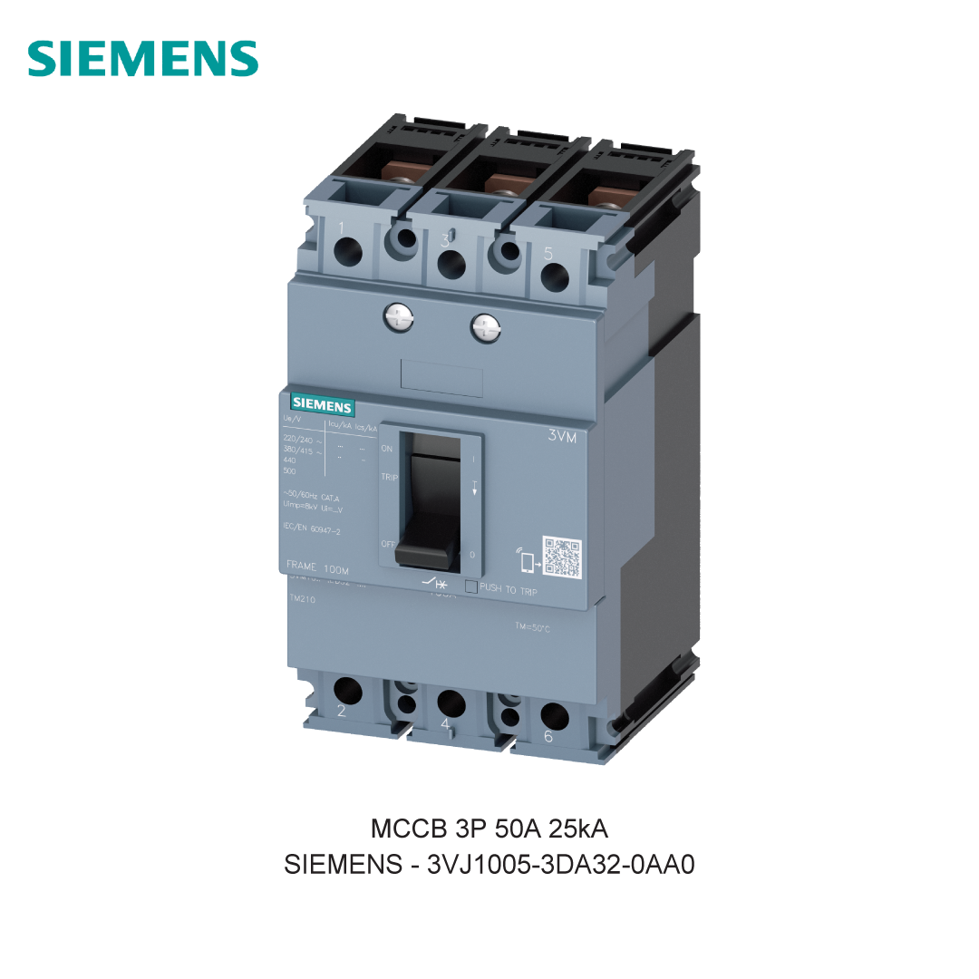 MCCB 3P 50A 25kA