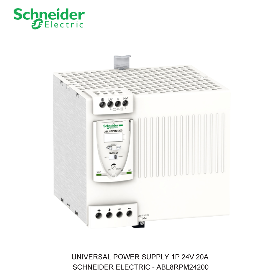UNIVERSAL POWER SUPPLY 1P 24V 20A