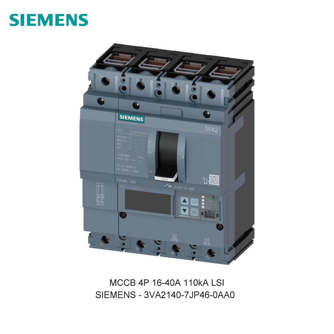 MCCB 4P 16-40A 110kA LSI
