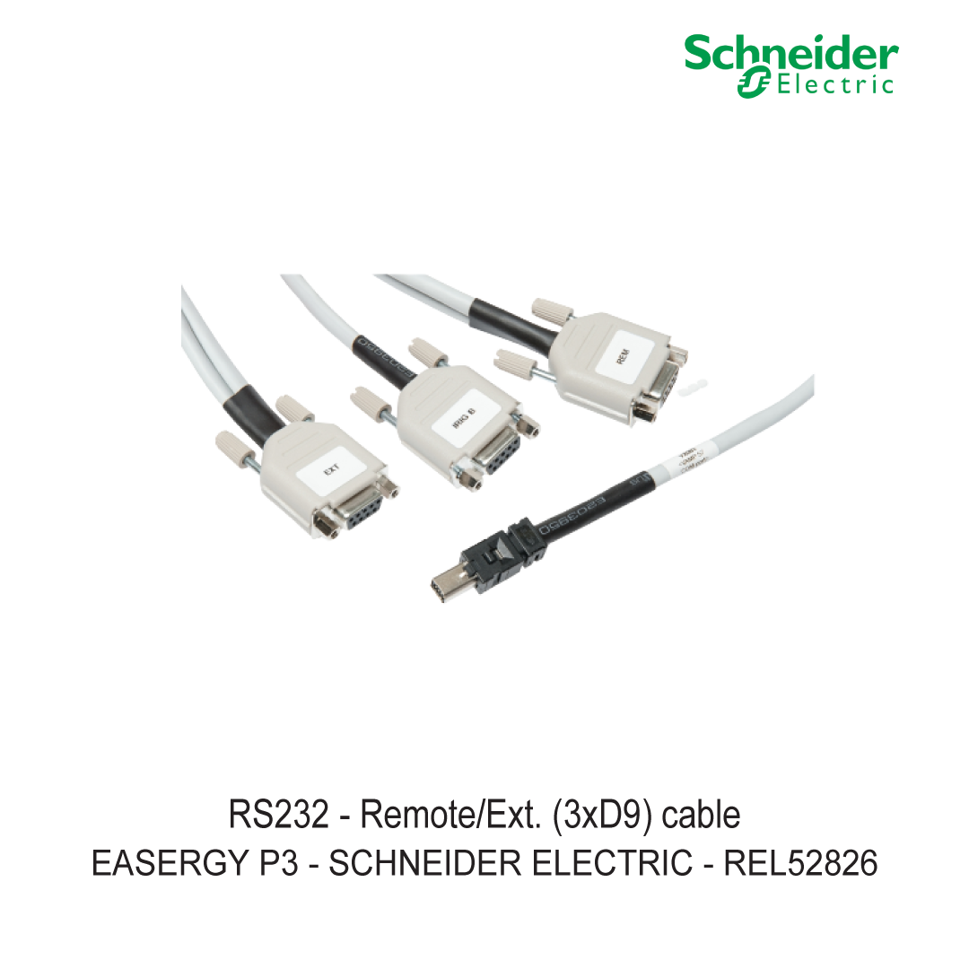 RS232 - Remote/Ext. (3xD9) cable