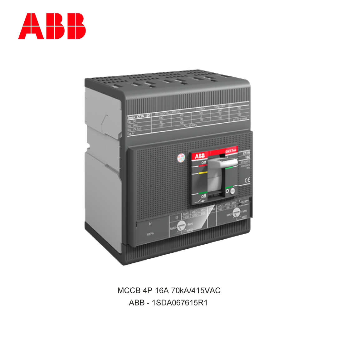 MCCB 4P 16A 70kA/415VAC