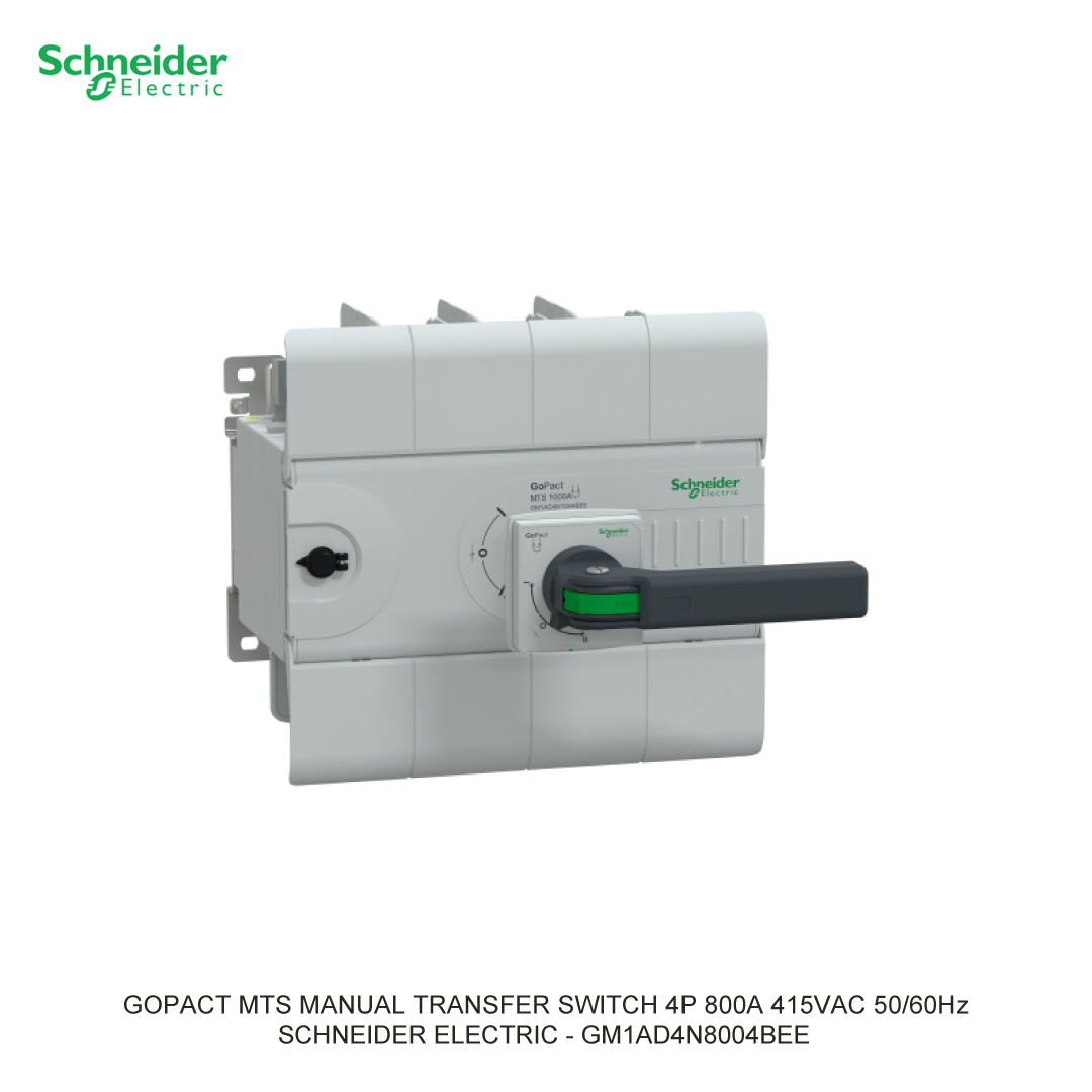 MANUAL TRANSFER SWITCH 4P 800A 415VAC 50/60Hz