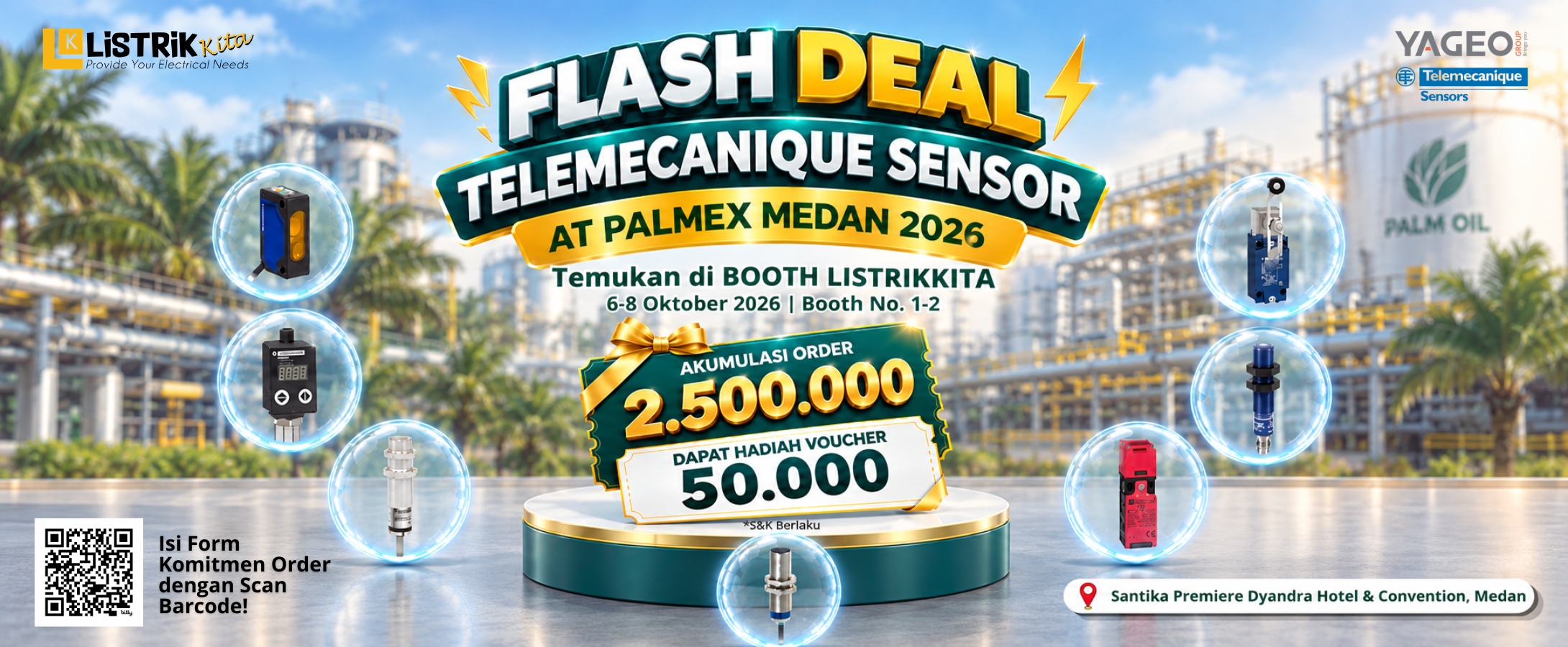 Flash Deal Telemecanique Sensor di Palmex Medan 2026