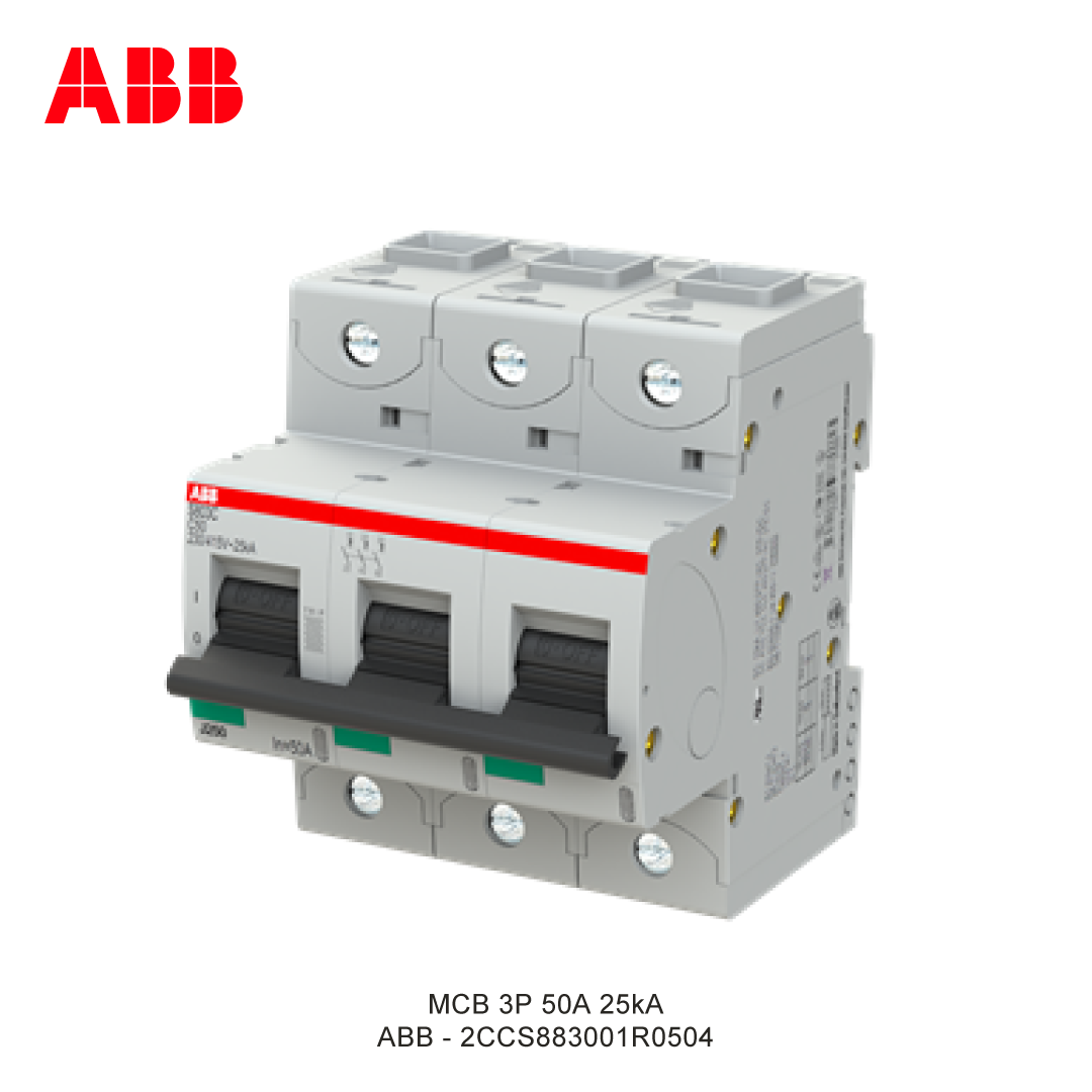 MCB 3P 50A 25kA CURVA C