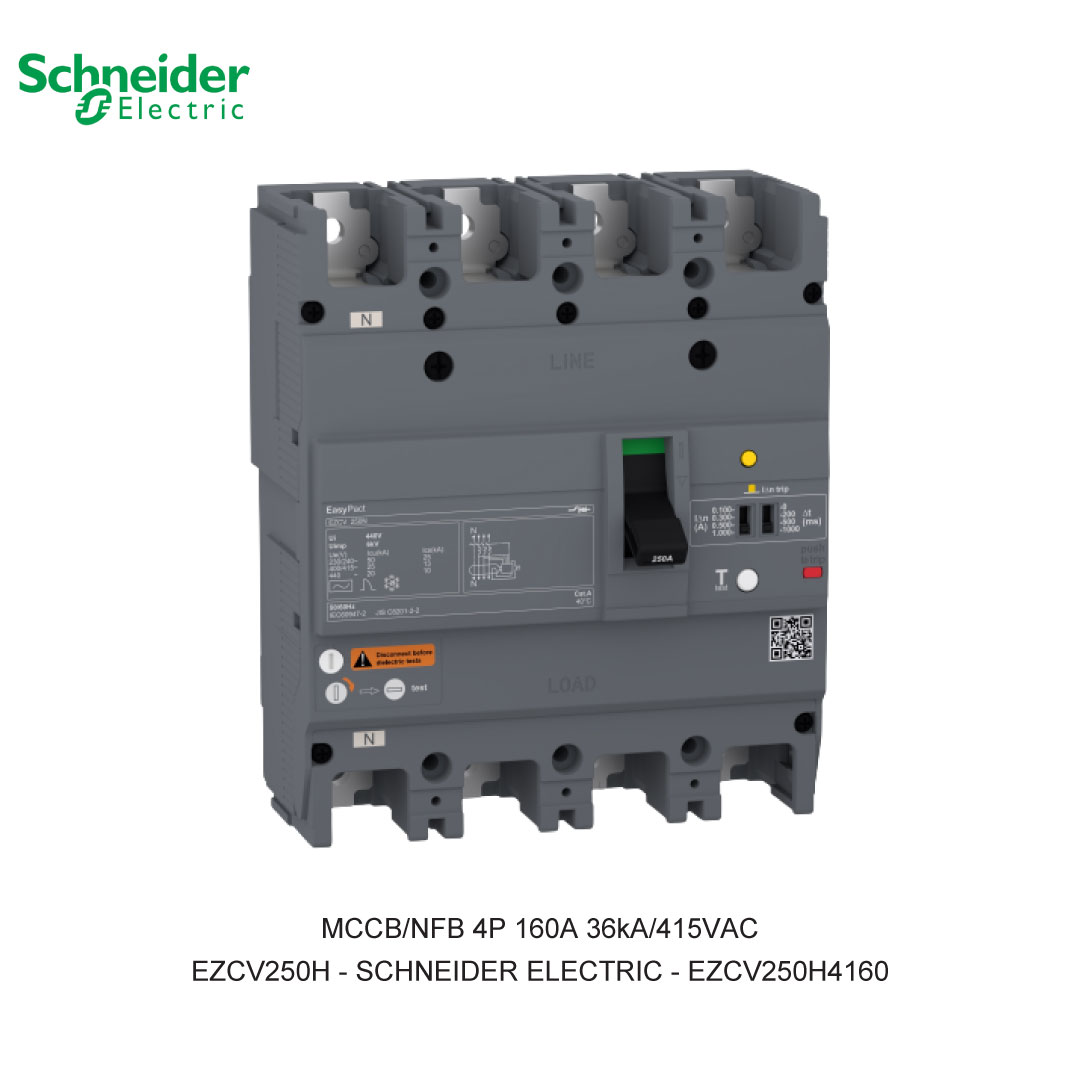 MCCB/NFB 4P 160A 36KA/415VAC