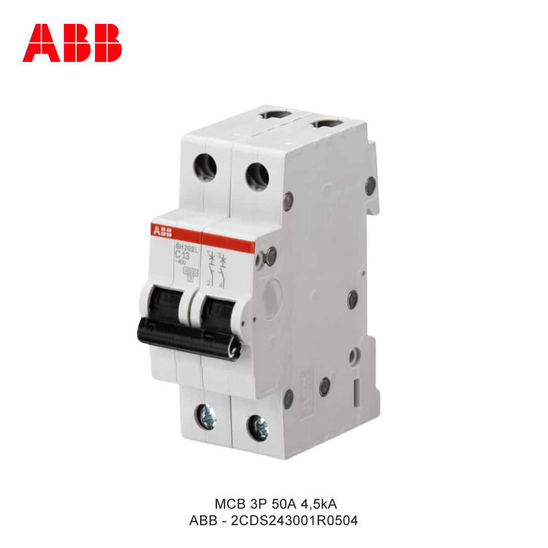 MCB 3P 50A 4,5kA CURVA C