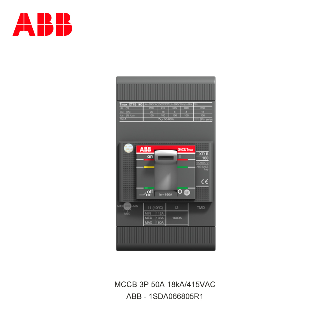 MCCB 3P 63A 18kA/415VAC