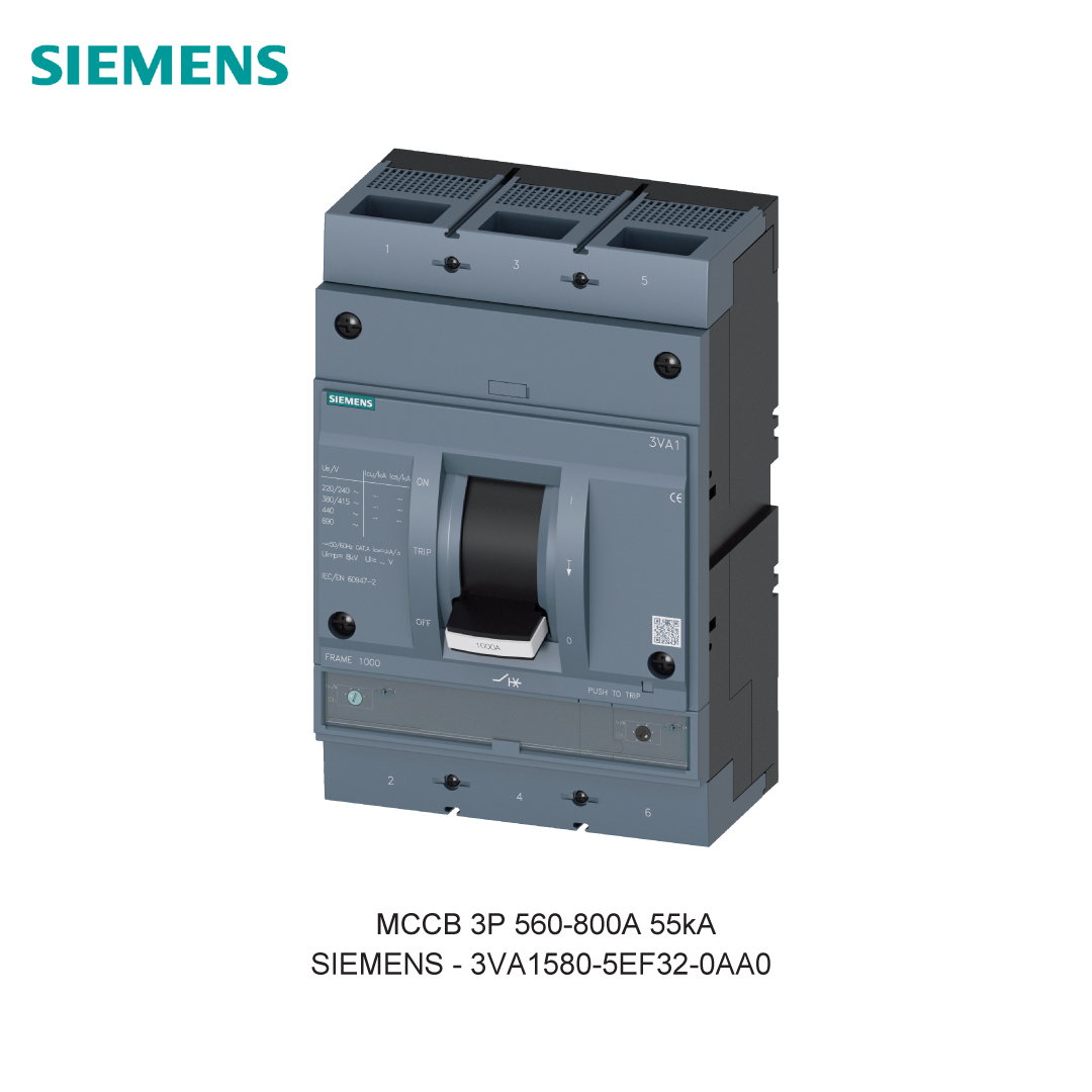 MCCB 3P 560-800A 55kA
