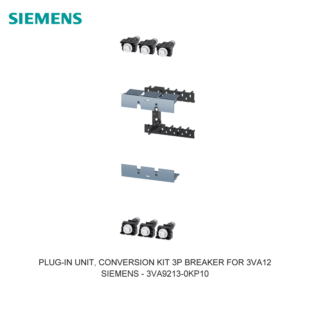PLUG-IN UNIT, CONVERSION KIT 3P BREAKER FOR 3VA12