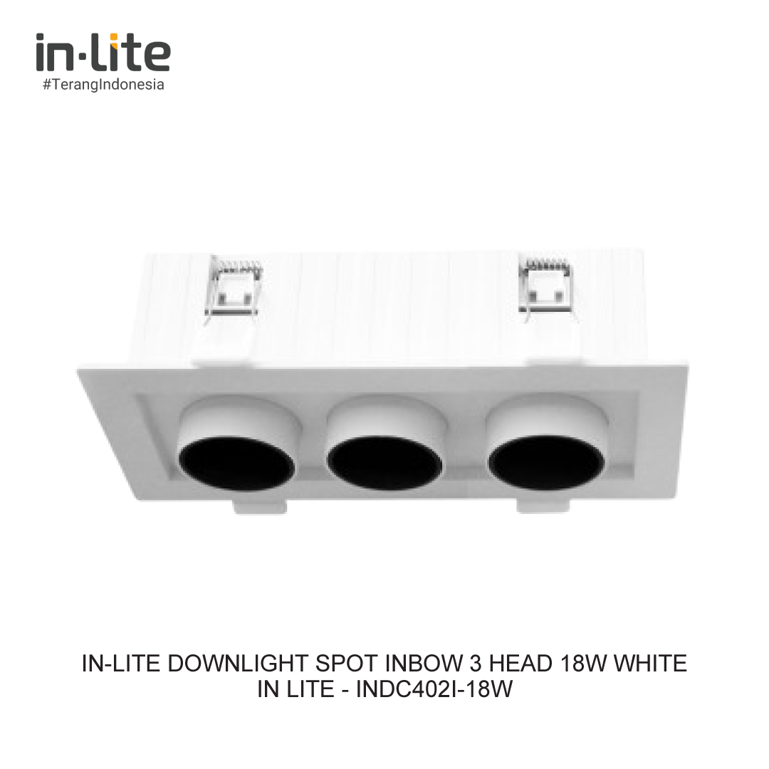IN-LITE DOWNLIGHT 3 HEAD 18W 3 COLOR INBOW WHITE