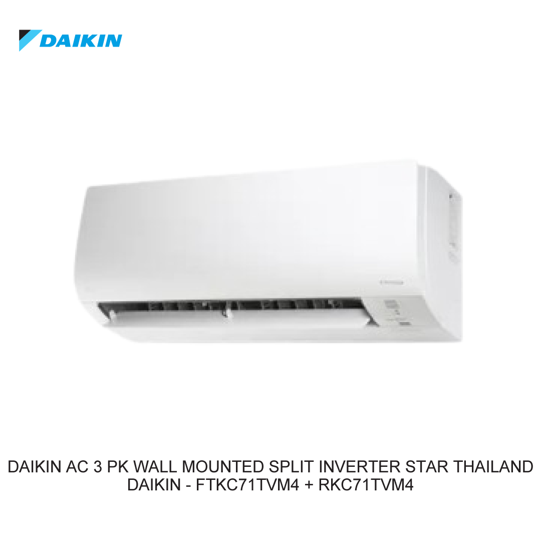 DAIKIN AC 3 PK WALL MOUNTED SPLIT INVERTER STAR THAILAND