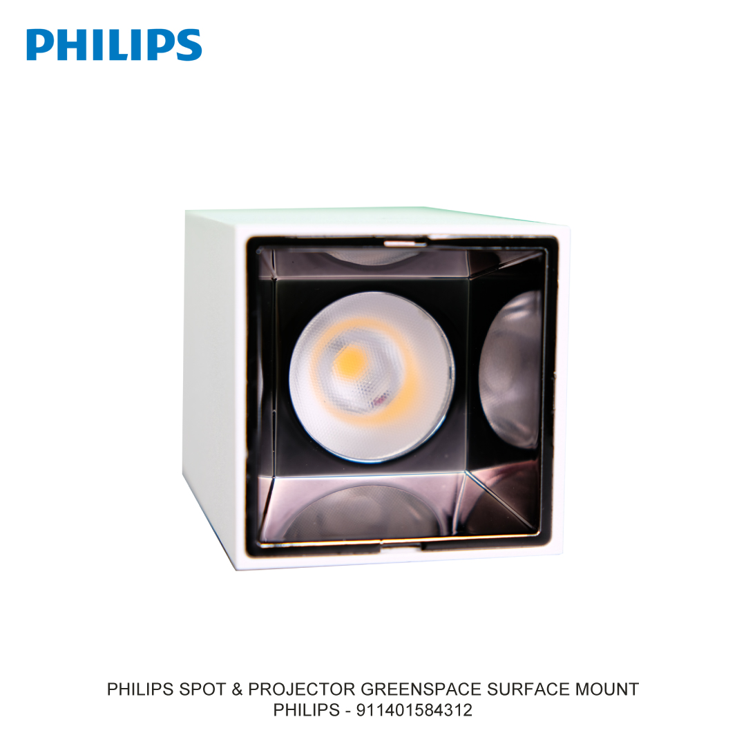 PHILIPS GREENSPACE SURFACE MOUNT 5.4W & 6.6W 550LM 4000K BURAM IP20