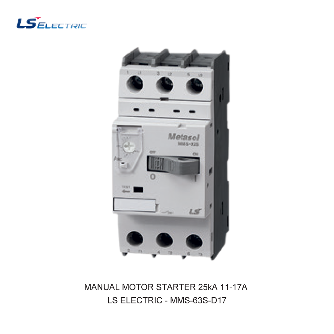 MANUAL MOTOR STARTER 25kA 11-17A
