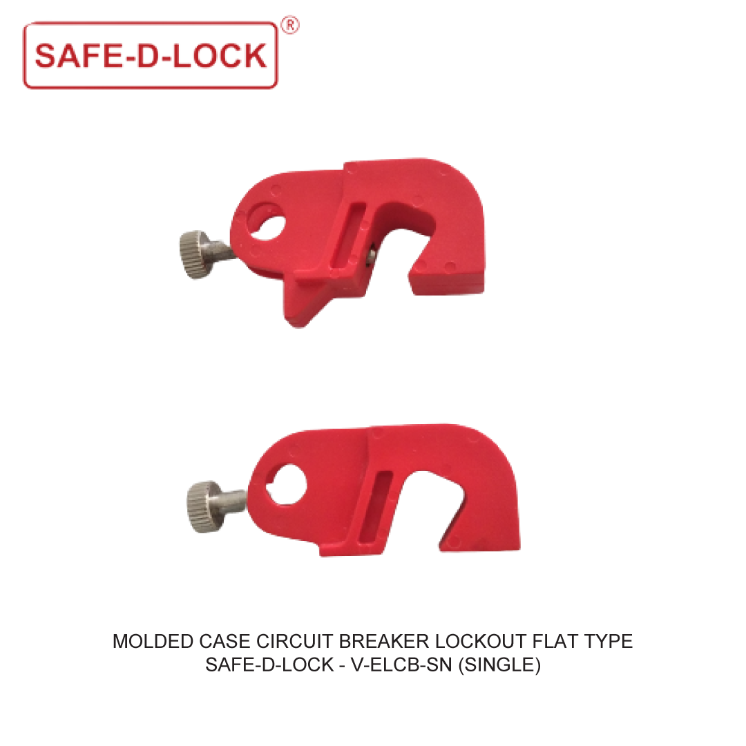 MOLDED CASE CIRCUIT BREAKER LOCKOUT FLAT TYPE