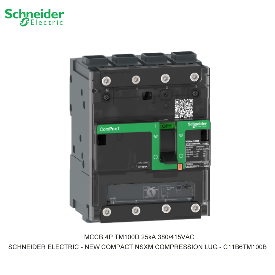 MCCB 4P TM100D 25KA 380/415VAC