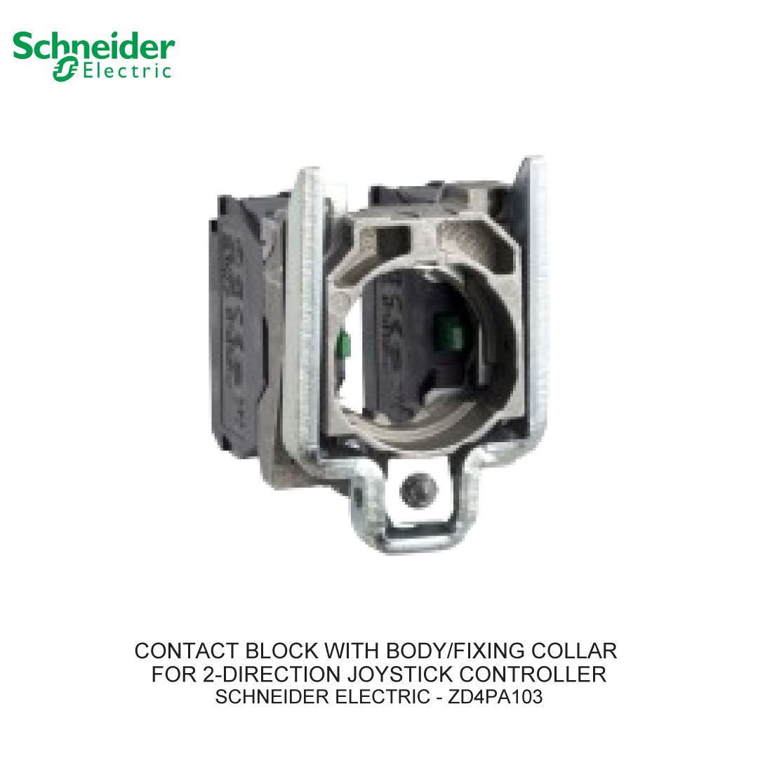 CONTACT BLOCK WITH BODY/FIXING COLLAR FOR 2-DIRECTION JOYSTICK CONTROLLER