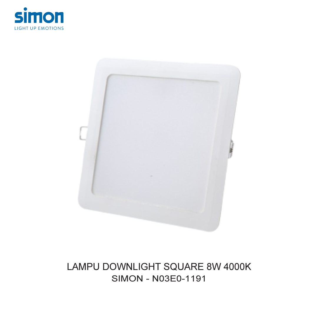 SIMON LAMPU DOWNLIGHT SQUARE 8W 4000K