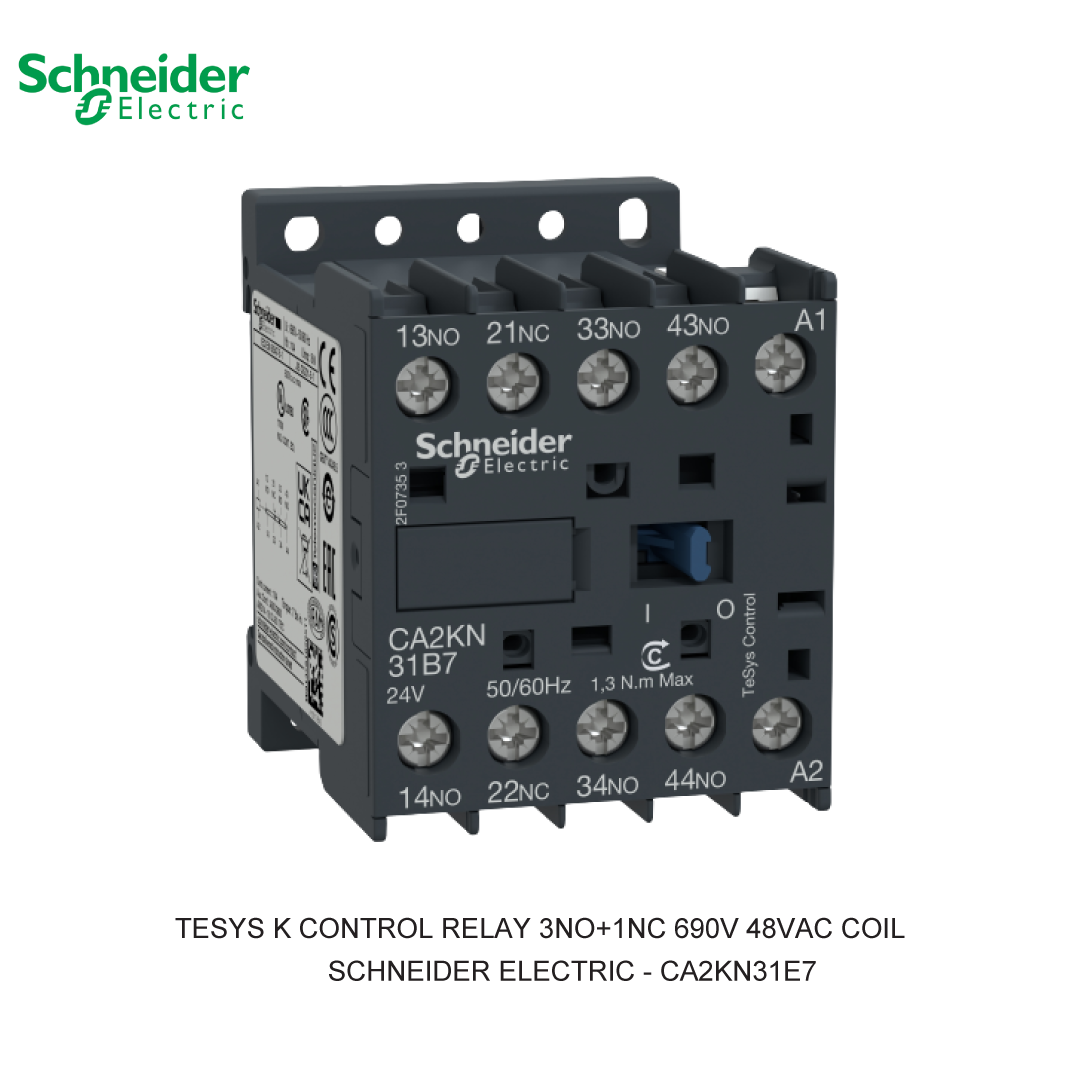 TESYS K CONTROL RELAY 3NO+1NC 690V 48VAC COIL