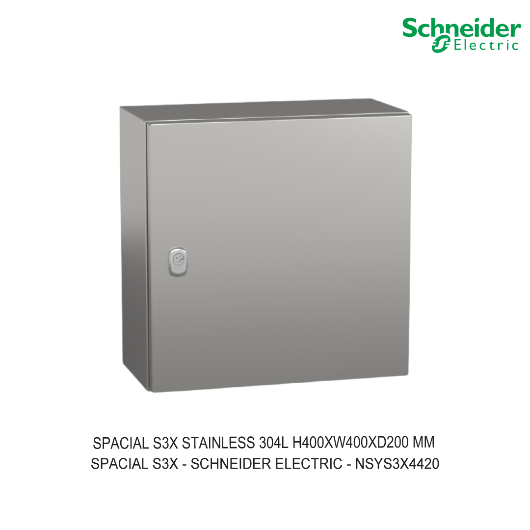 SPACIAL S3X STAINLESS 304L H400XW400XD200 MM
