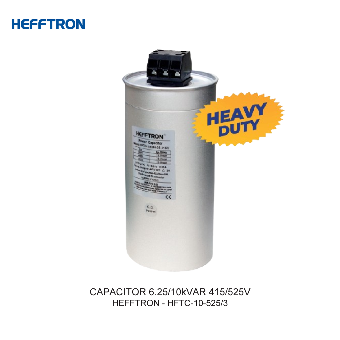 CAPACITOR 6.25/10kVAR 415/525V